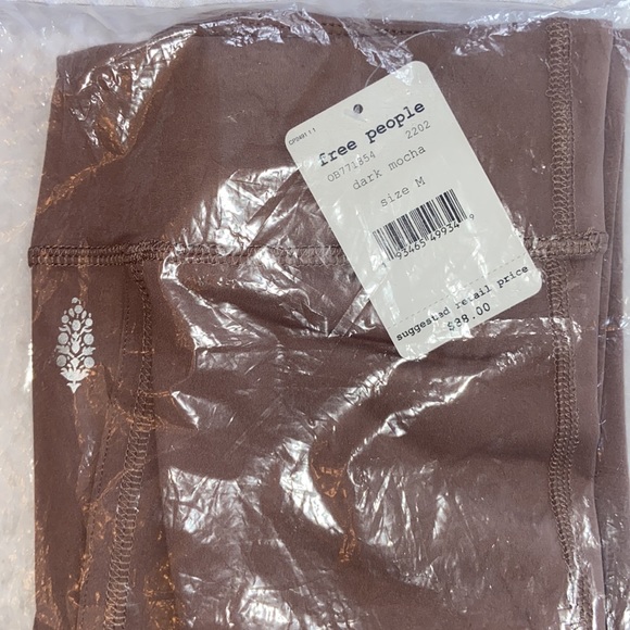 NEW! FREE PEOPLE New Infinity Leggings $88 tags! Dark Mocha Small - Picture 15 of 16